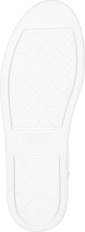 Women's Gem Embellished Satin Low-Top Sneakers - White Satin - Size 5 - Image 6