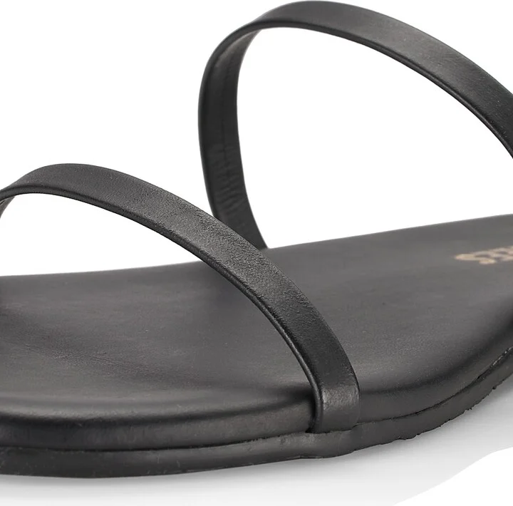 Women's Gemma Leather Sandals - Sable - Size 6 - Image 6