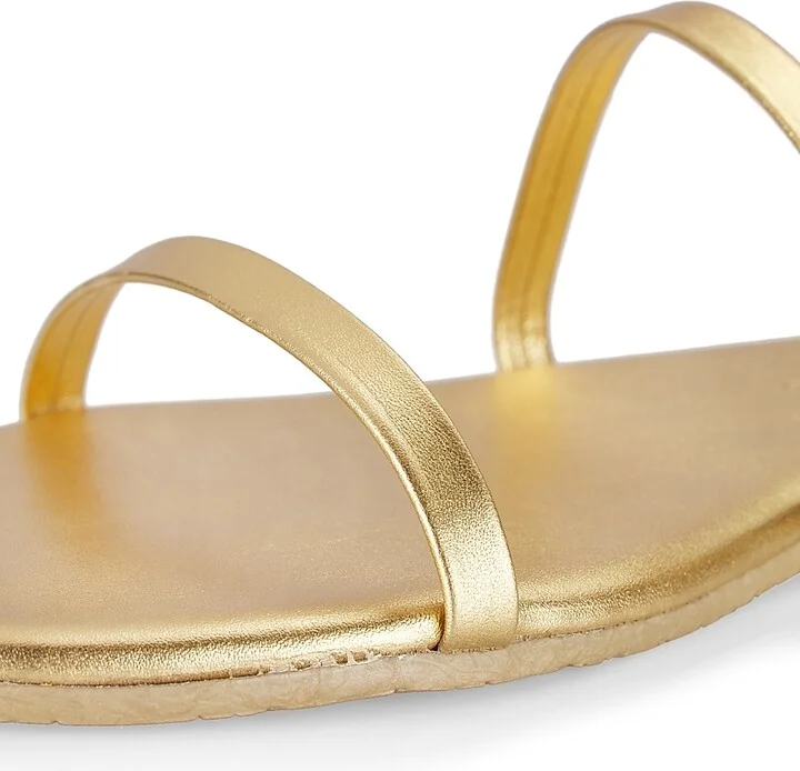Women's Gemma Leather Sandals - Sable - Size 6 - Image 11
