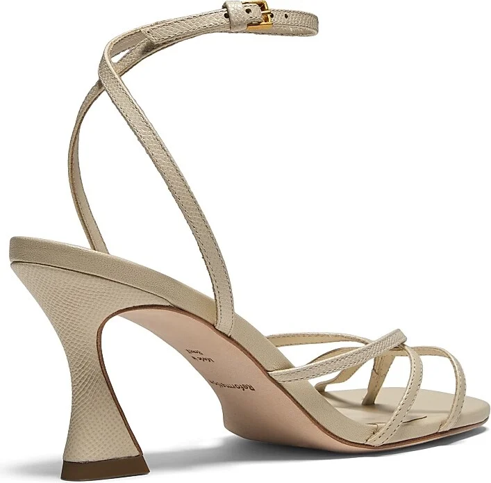 Women's Gen Leather Sandals - Almond Snake - Size 7.5 - Image 3