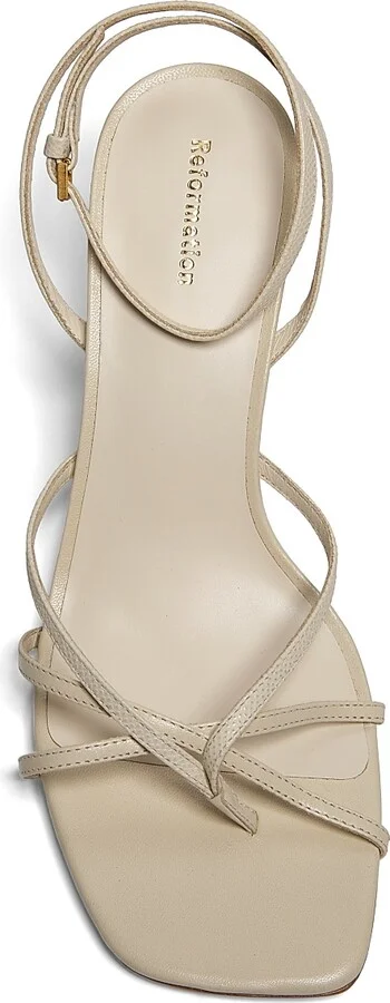 Women's Gen Leather Sandals - Almond Snake - Size 7.5 - Image 4