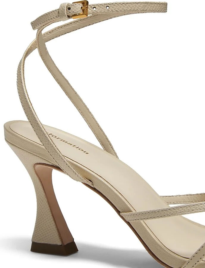 Women's Gen Leather Sandals - Almond Snake - Size 7.5 - Image 6