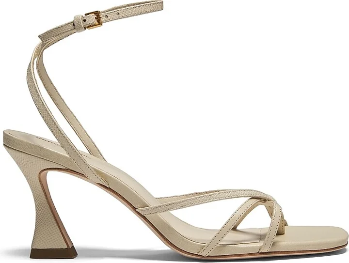 Women's Gen Leather Sandals - Almond Snake - Size 7.5