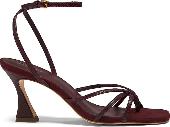 Women's Gen Suede Sandals - Wine - Size 5.5 - Image 6