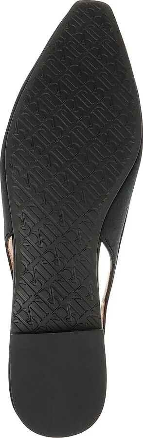 Women's Genesis Bow Satin Slingback Flats - Black Satin - Size 5 - Image 6