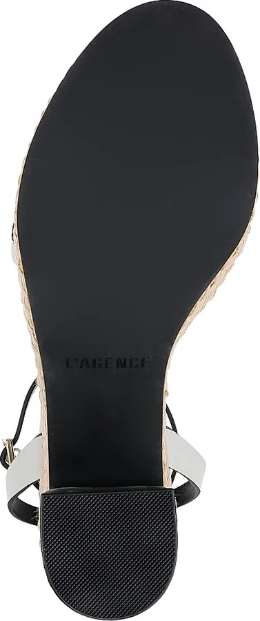 Women's Genevra 110MM Leather Platform Sandals - Ivory Leather - Size 9 - Image 6
