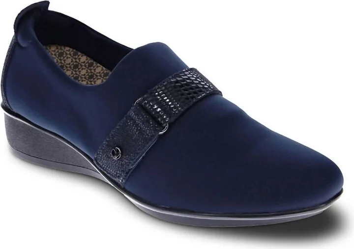 Women's Genoa Stretch Loafer In Navy