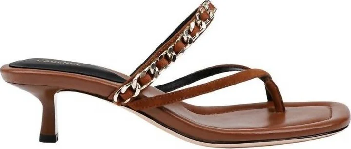Women's Georgette Kitten - Heel Sandal In Buckskin Suede