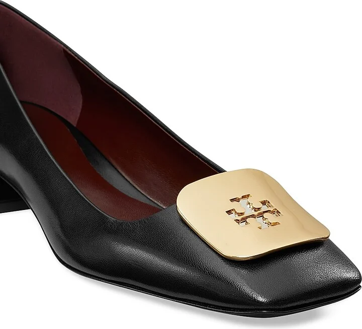 Women's Georgia 35 MM Leather Pump - Perfect Black - Size 10 - Image 5