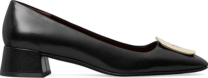 Women's Georgia 35 MM Leather Pump - Perfect Black - Size 10