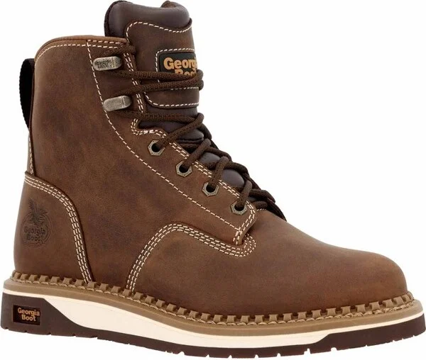 Women's Georgia Boot AMP LT Wedge Women's Work Boot Size