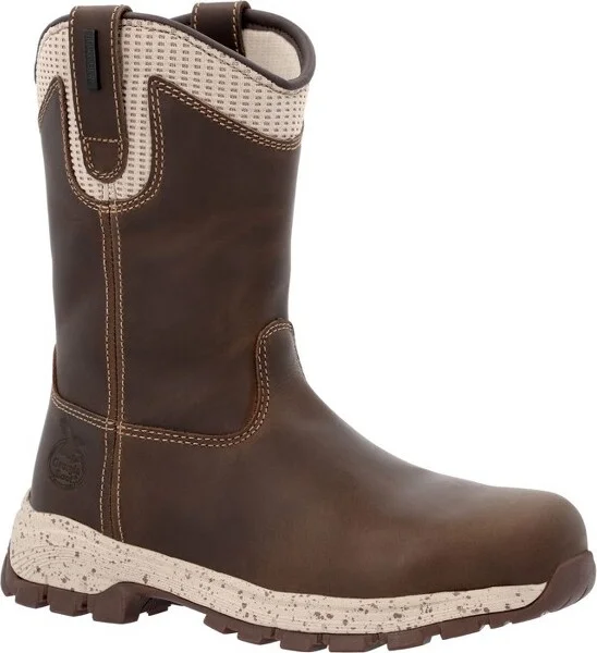Women's Georgia Boot Eagle Trail Women’s Pull-On Work Boot Size