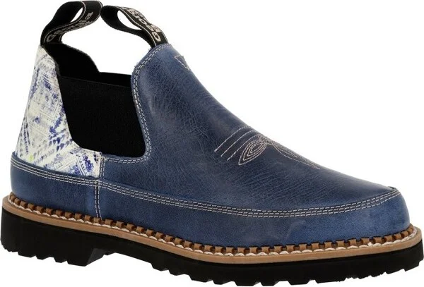 Women's Georgia Boot Women's Boho Navy Romeo Shoe Size