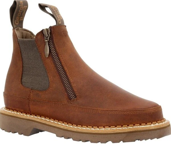 Women's Georgia Boot Women's Side Zip Chelsea Romeo Size