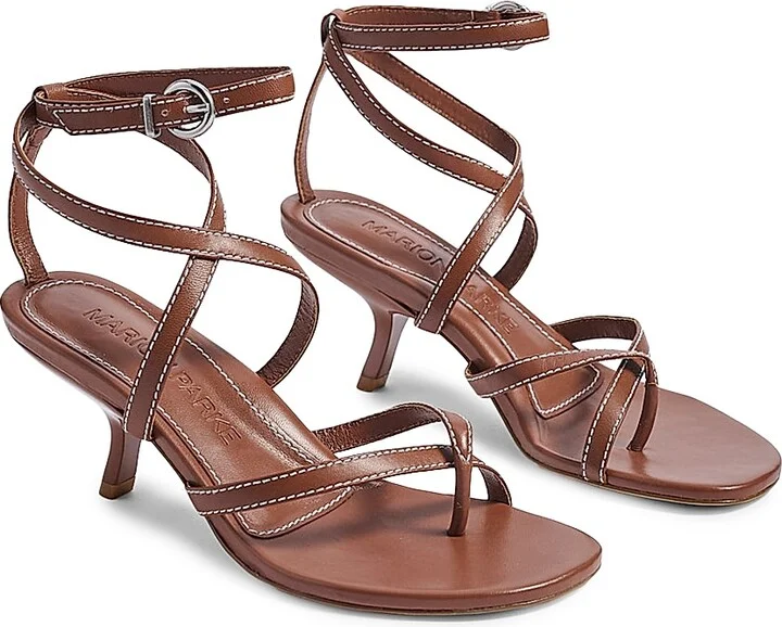 Women's Geri Angled Heels - Luggage - Size 6 - Image 2