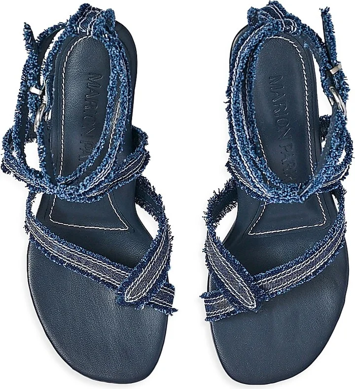 Women's Geri Angled Heels - Navy - Size 5.5 - Image 3