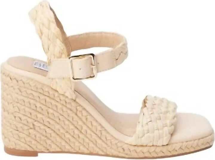Women's Getty Wedge In Beige