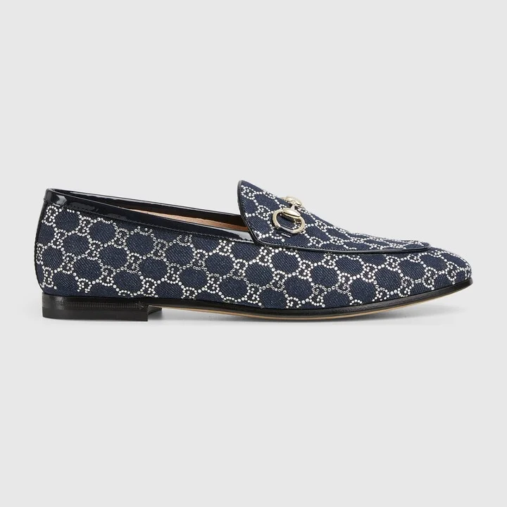 Women's GG crystal Gucci Jordaan loafer