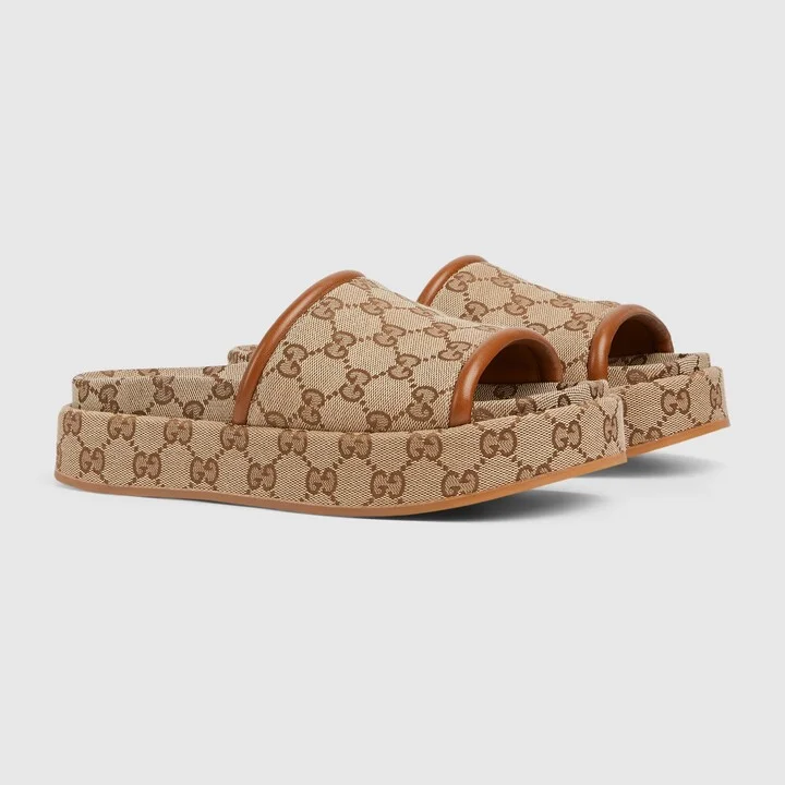 Women's GG platform sandal - Image 2