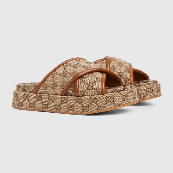 Women's GG platform sandal - Image 2