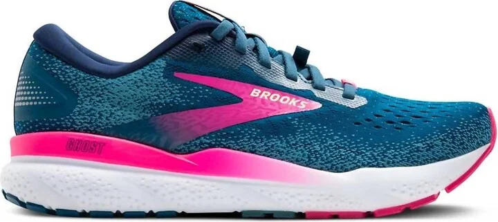 Women's Ghost 16 Gtx Sneakers In Moroccan Blue/pink/yellow