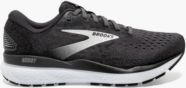 Women's Ghost 16 Running Shoes In Black/grey/white