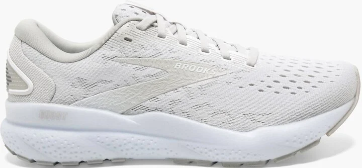Women's Ghost 16 Running Shoes In White/white/grey