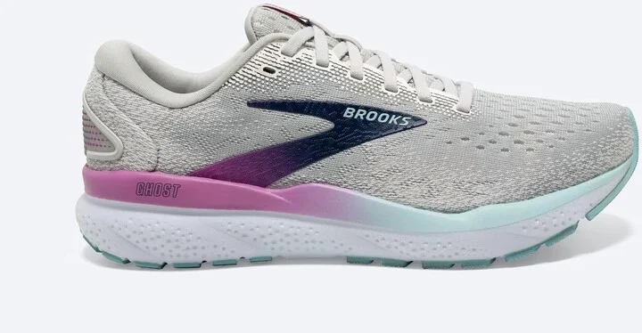 Women's Ghost 16 Sneakers In White/grey/estate Blue