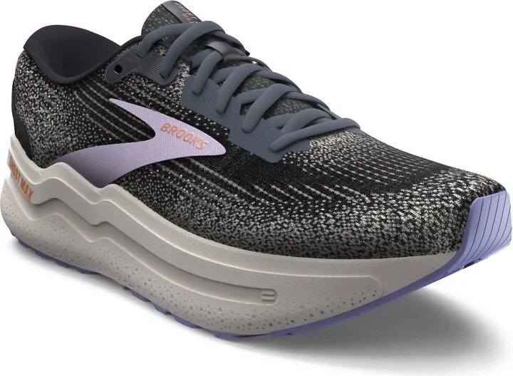 Women's Ghost Max 2 Road Running Sneakers In Ebony/sweet Lavender/alloy