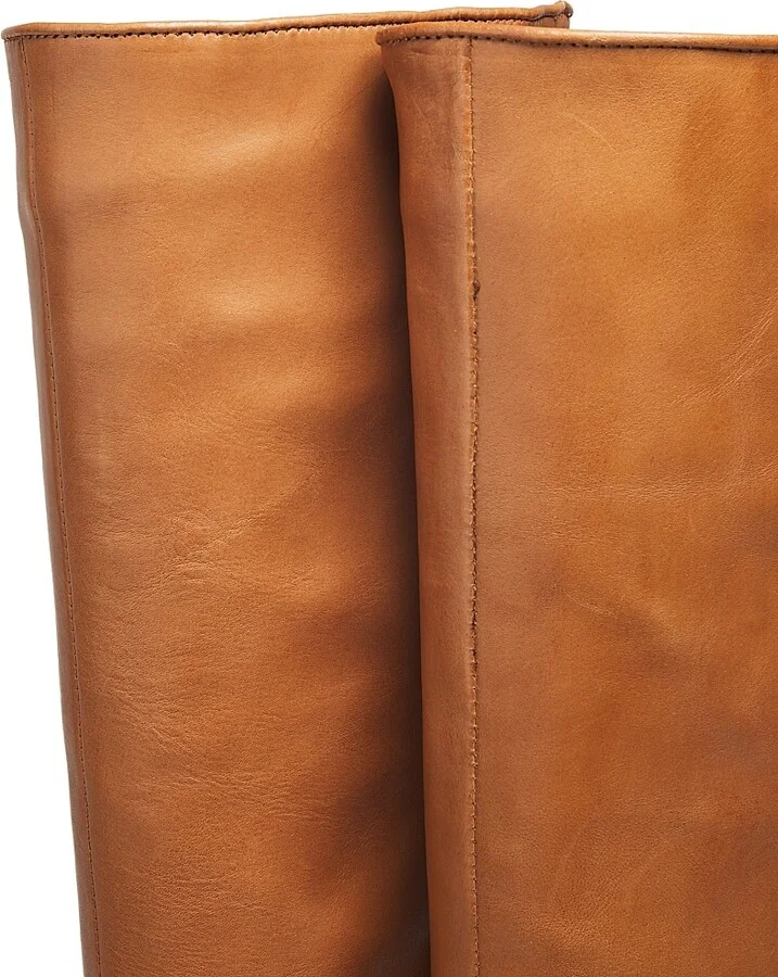 Women's Gia 50MM Leather Tall Boots - Safari - Size 5 - Image 6