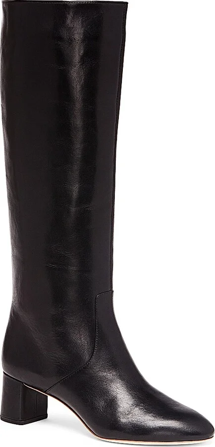 Women's Gia Tall Leather Boots - Black - Size 5