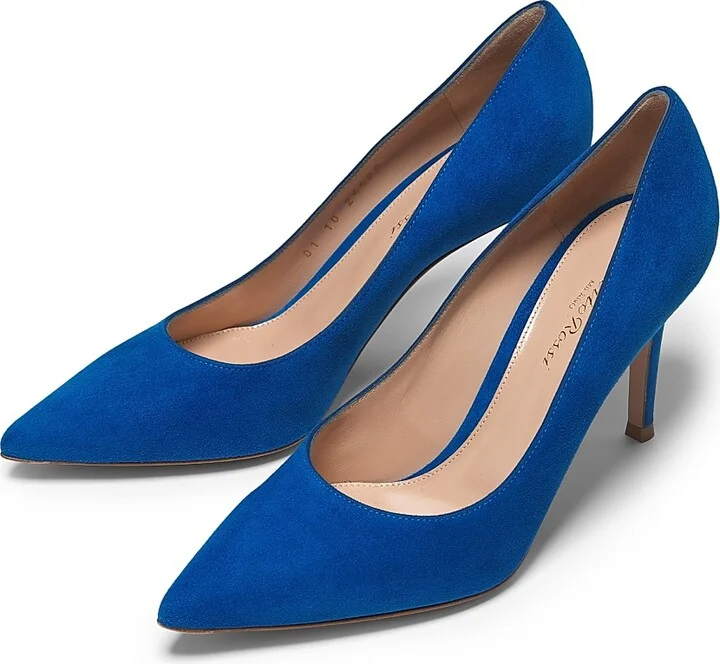 Women's Gianvito 85MM Suede Pumps - Rio - Size 5 - Image 4