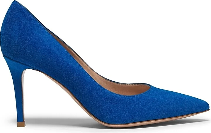 Women's Gianvito 85MM Suede Pumps - Rio - Size 5