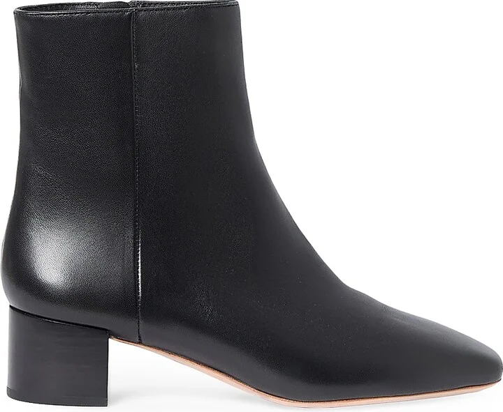 Women's Ginny 45MM Leather Ankle Boots - Black - Size 9.5