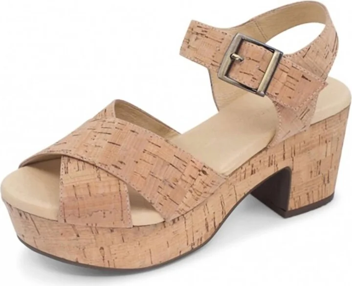 Women's Gino Wedge Sandal In Cork