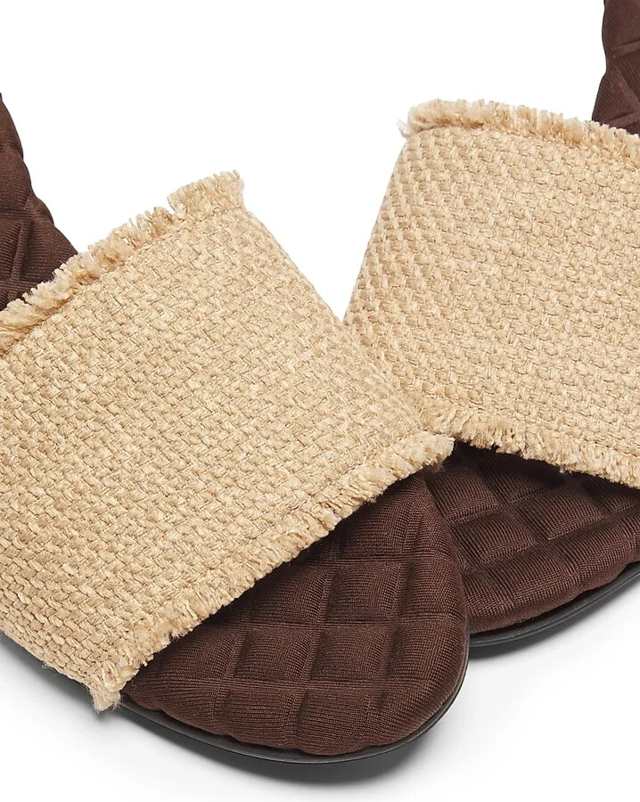 Women's Giorgia 25MM Raffia Sandals - Raffia - Size 7.5 - Image 6