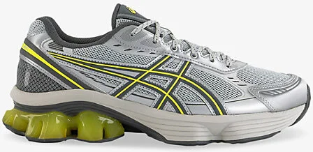Womens Glacier Grey Steel Grey Gel-Kinetic Fluent Mesh Low-Top Trainers 10