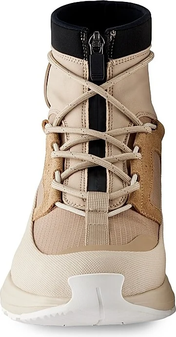 Women's Glacier Trail High-Top Leather Platform Sneakers - Tan Snowcap Coffee - Size 6 - Image 6