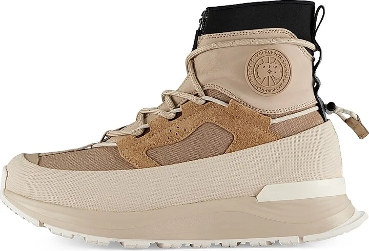 Women's Glacier Trail High-Top Leather Platform Sneakers - Tan Snowcap Coffee - Size 6