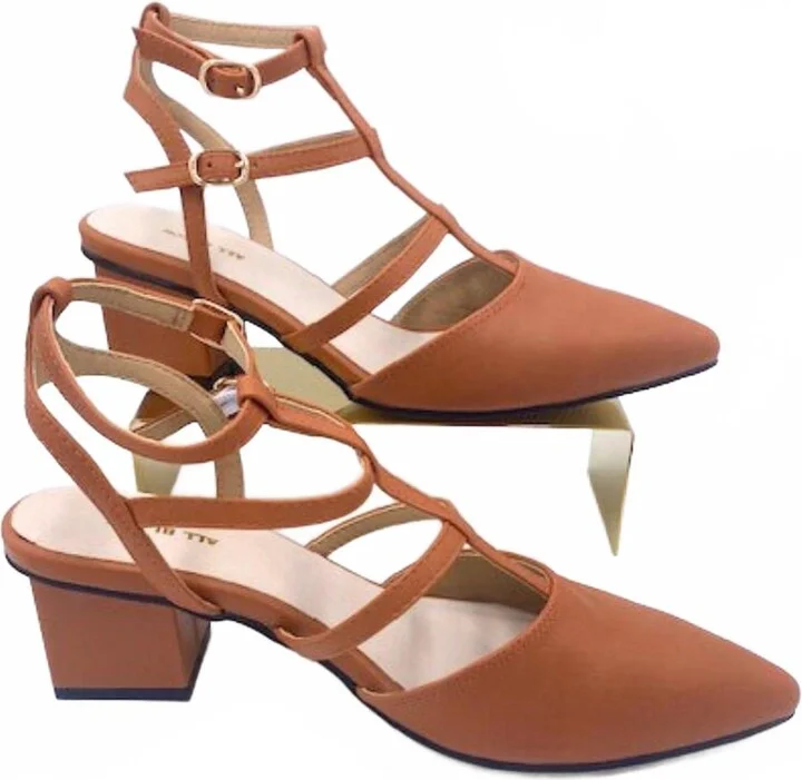 Women's Gladiator Block Heel Sandal In Brown
