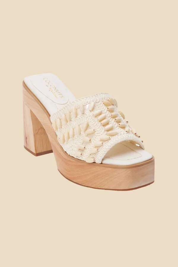 Women's Glenn Platform Sandal In Cream