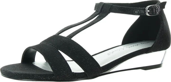 Womens Glitter Man Made Ankle Strap