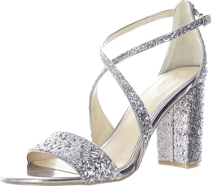 Womens Glitter Man Made Heels
