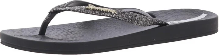 Womens Glitter Man Made Thong Sandals