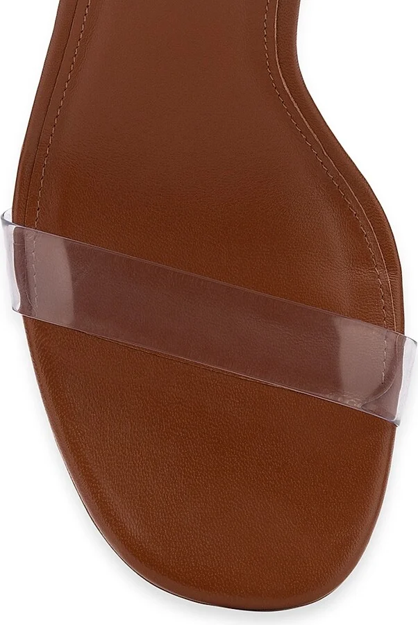 Women's Gloria Leather Lace-Up Wrap Sandals - Taupe - Size 5 - Image 8