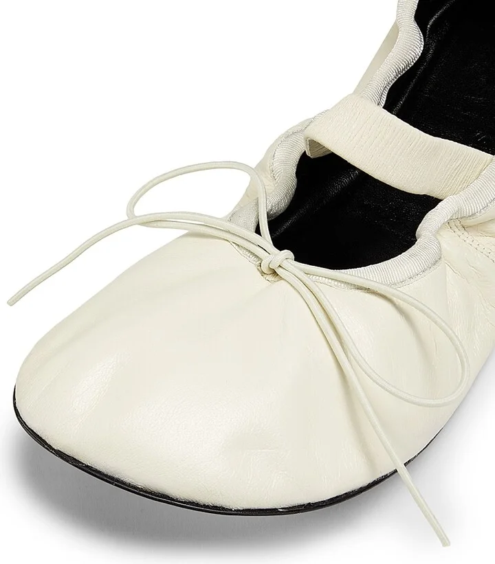Women's Glove Mary Jane Ballet Flats - Black - Size 5 - Image 11