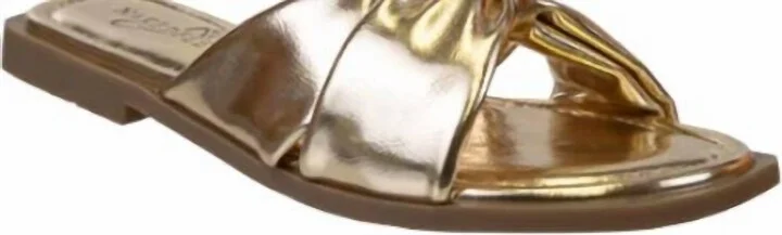 Women's Goa Sandals In Gold