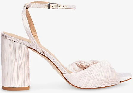 Womens Gol-Champagne Lilth Woven Heeled Sandals Eur 39 / 6 Uk Women