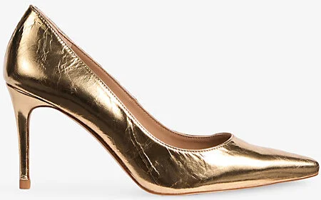Womens Gol-Gold Floret Leather Courts Eur 38/5 Uk Women
