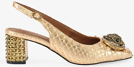Womens Gold Chelsea Leather Courts Eur 37 / 4 Uk Women